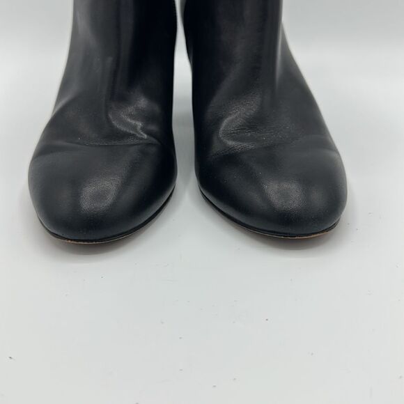 Franco Sarto Boots Size 6.5 Olympia Ankle Black Leather - Picture 4 of 11